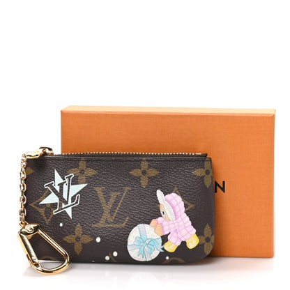 Louis Vuitton Monogram 2025 Christmas Animation Key Pouch Azur Frost 7 of 7