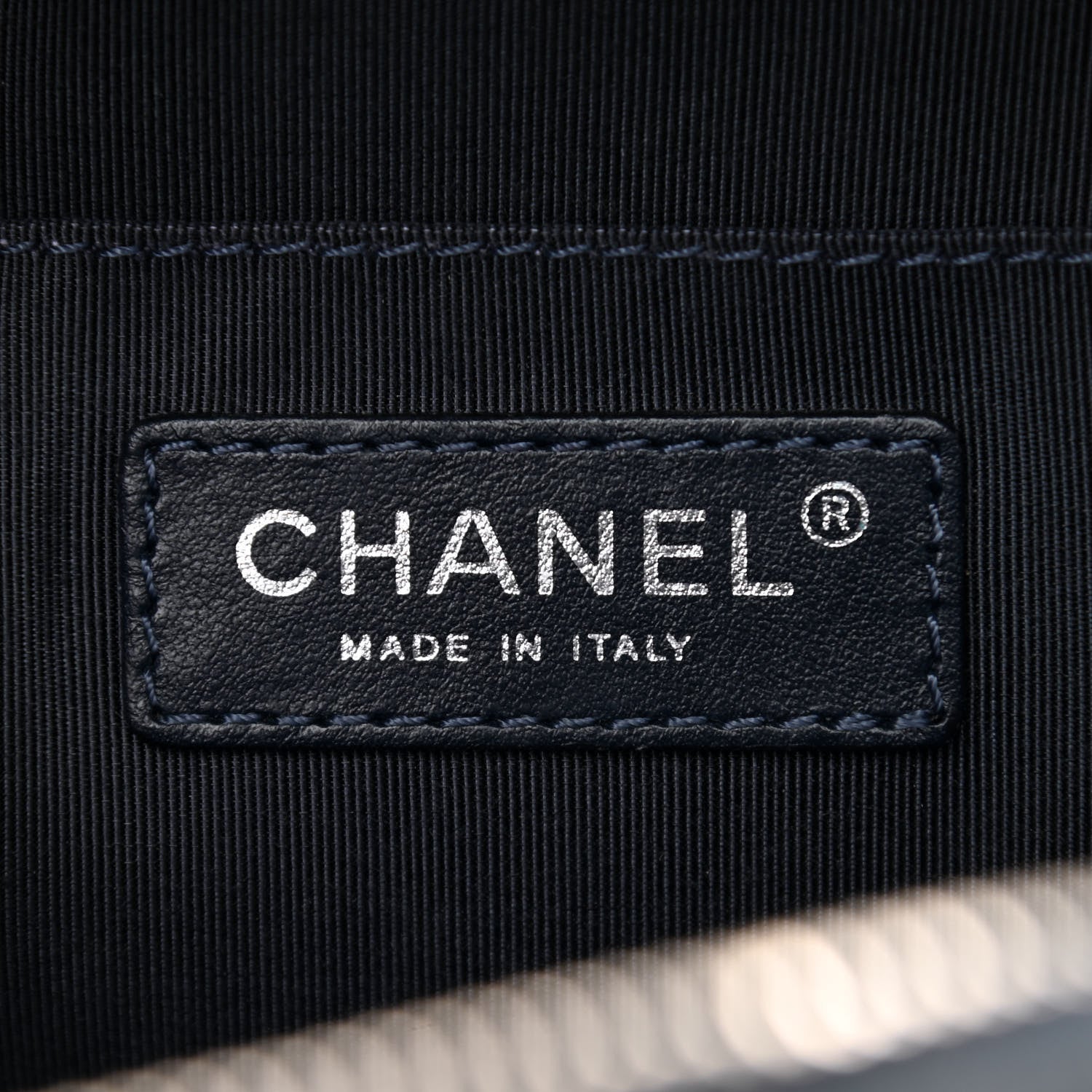 Chanel Caviar Quilted Mini CC Box Camera Bag Dark Blue 6 of 11