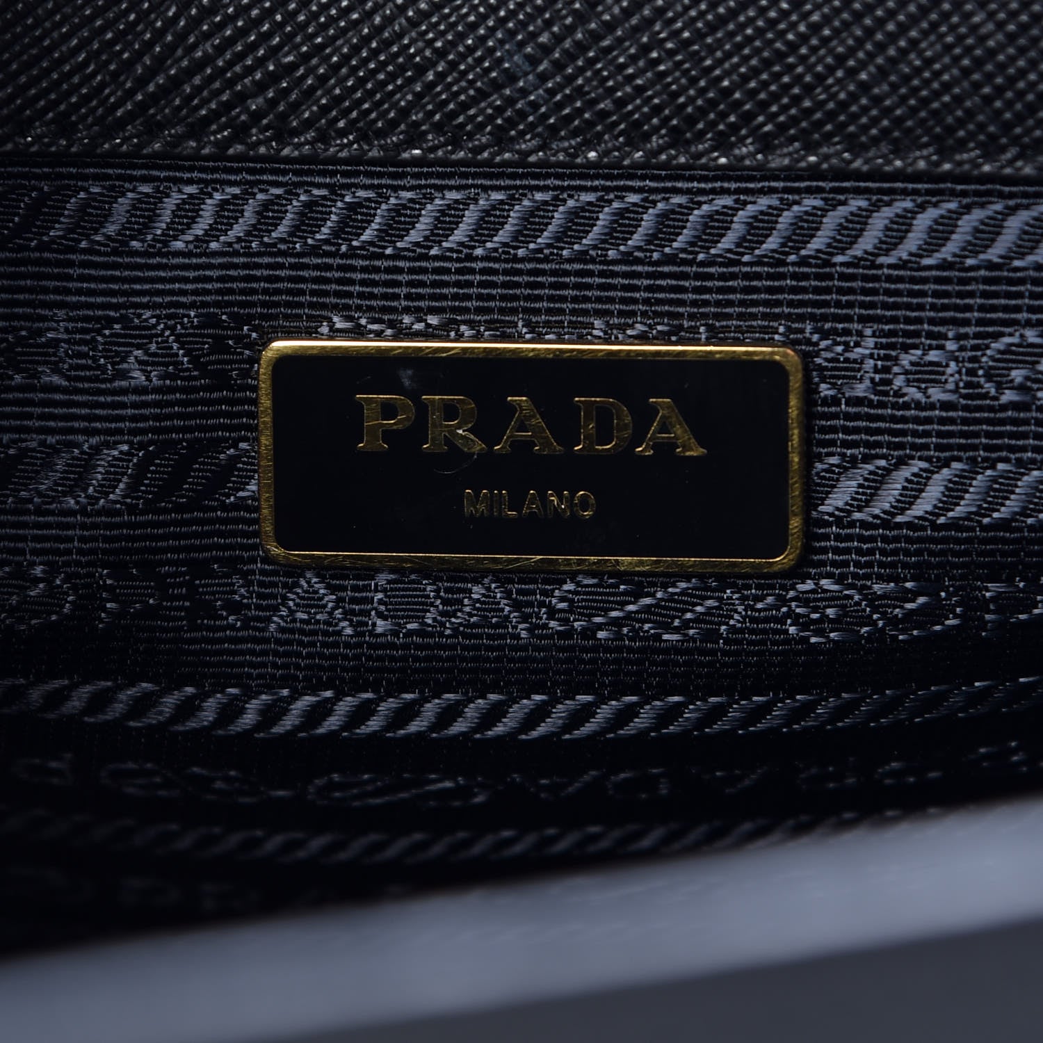 Prada Saffiano Tote Black 6 of 10