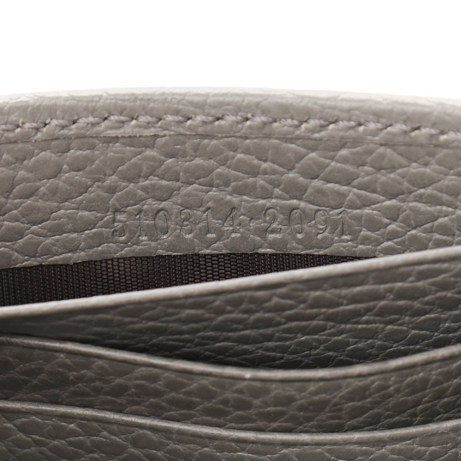 Gucci Dollar Calfskin Interlocking G Chain Wallet Loess 7 of 13