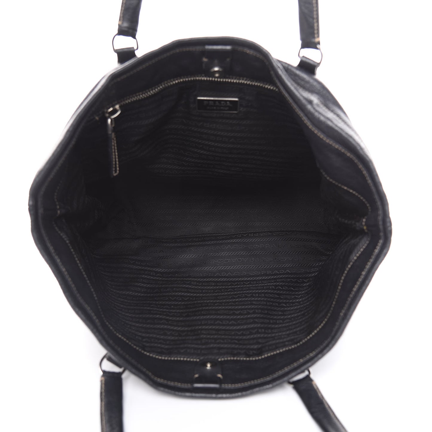 Vitello Daino Light Tote Black