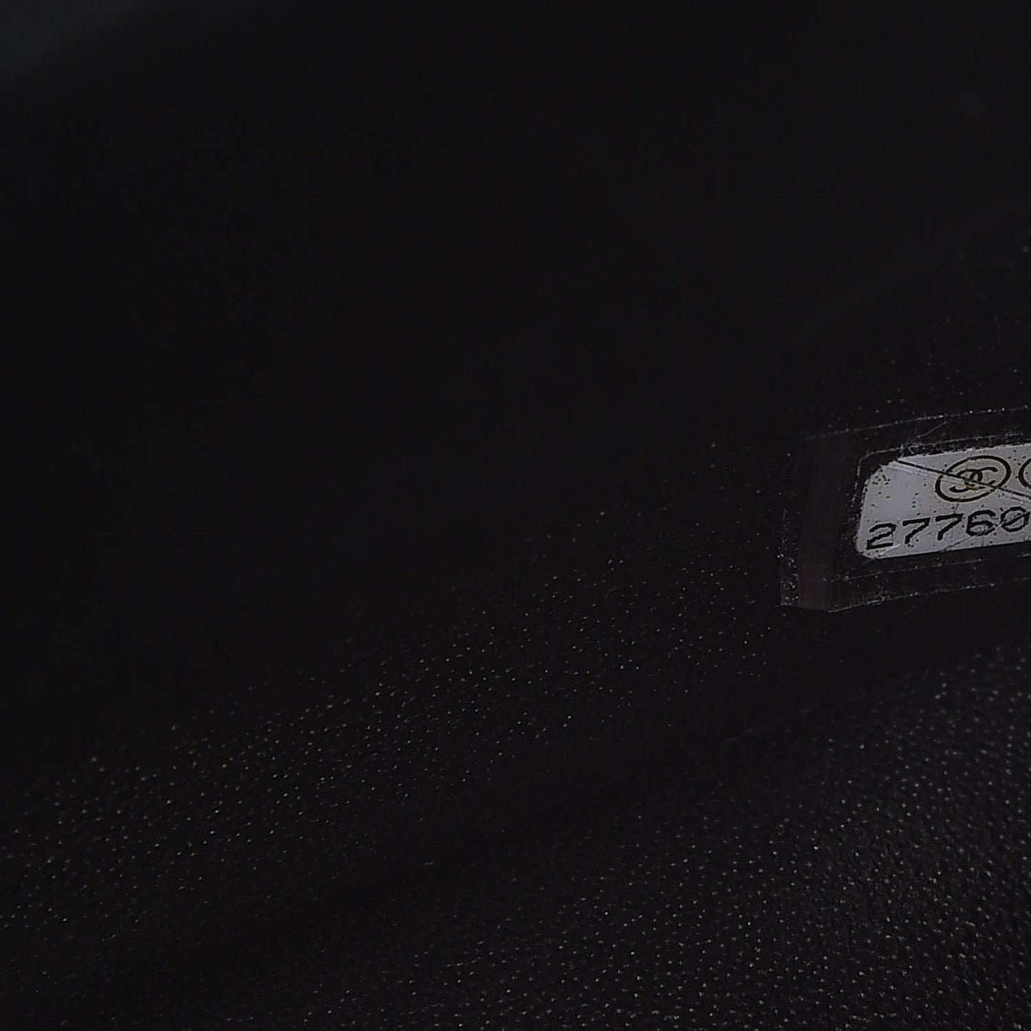 Lambskin Quilted Mini Square Flap Black