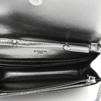 Givenchy Lambskin Emblem Chain Wallet Black 7 of 9