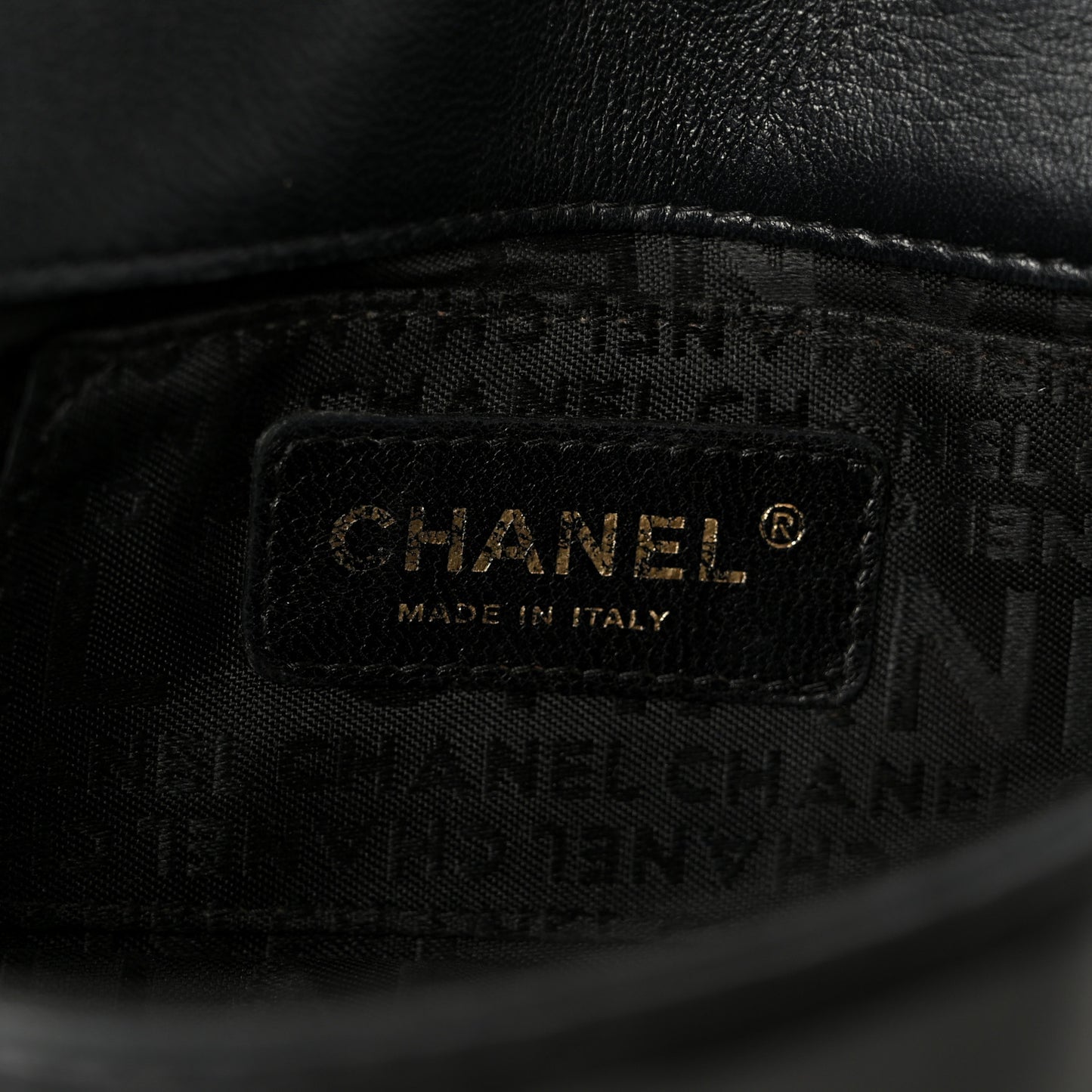 Lambskin Quilted Mini Chocolate Bar Flap Black