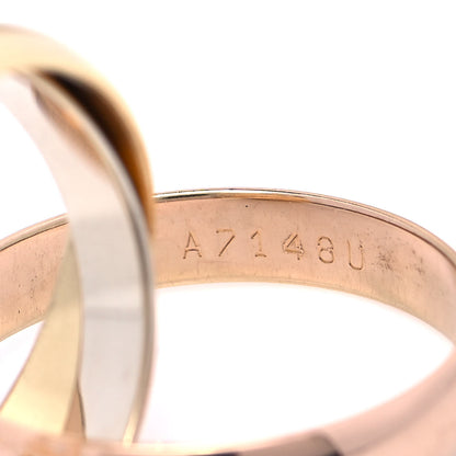 Cartier 18K Pink Yellow White Gold Classic Les Must De Cartier Trinity Ring 49 4.75 5 of 5