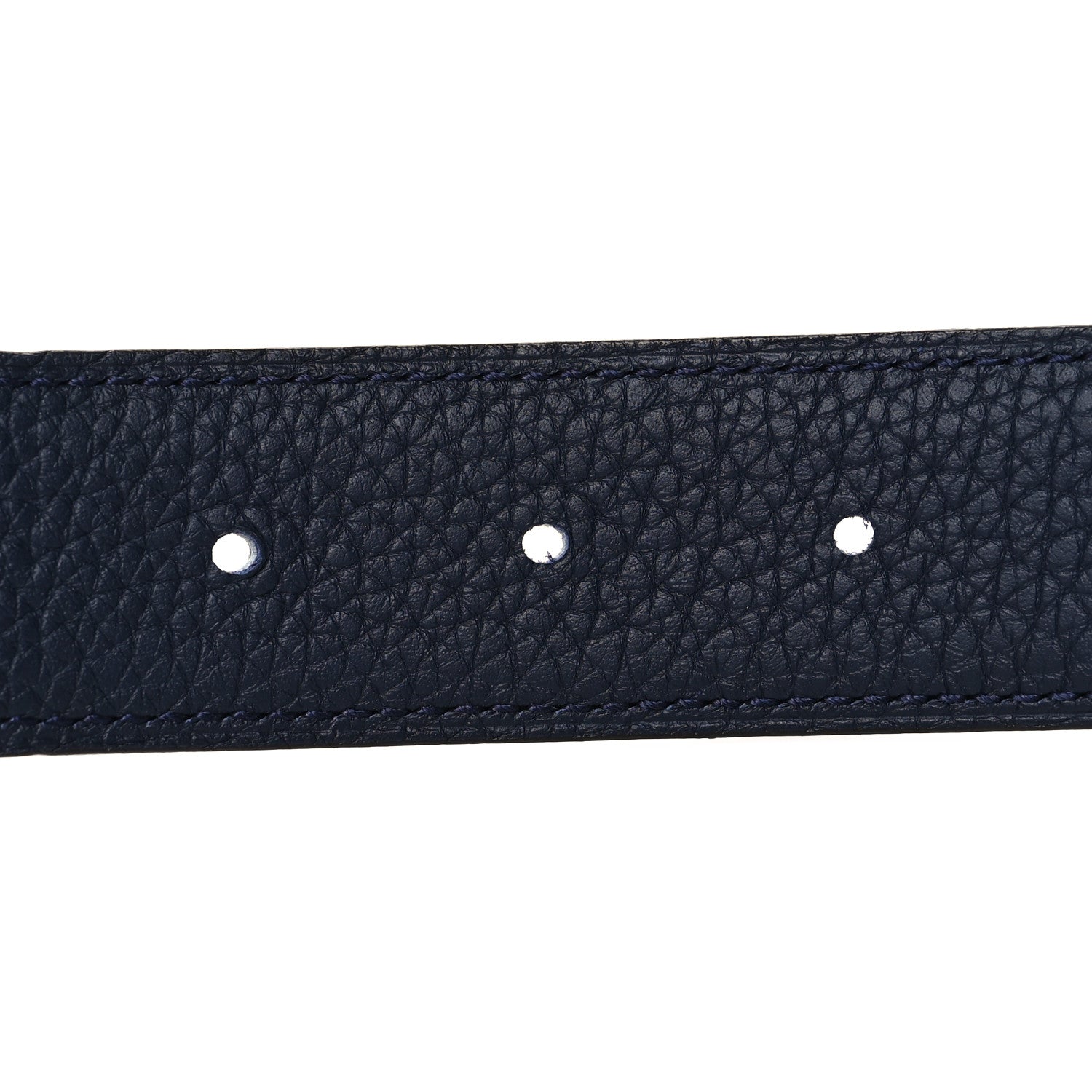 Hermes Box Togo 32mm H Belt 80 32 Black Bleu Nuit 4 of 6