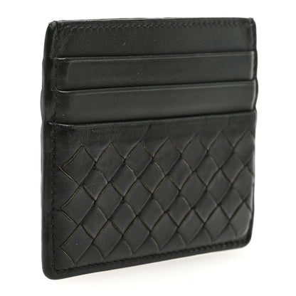 Bottega Veneta Nappa Intrecciato VN Card Case Black 3 of 8