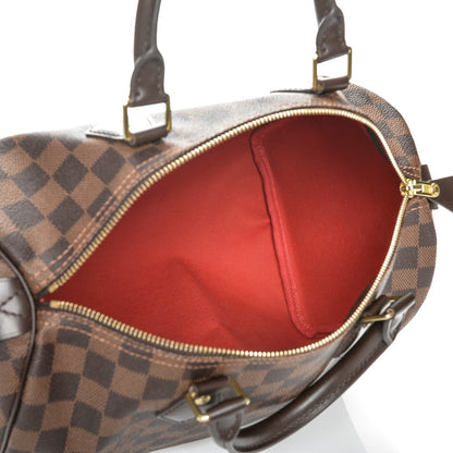 Louis Vuitton Damier Ebene Speedy 30 7 of 9
