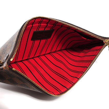 Louis Vuitton Damier Ebene Neverfull MM GM Pochette 6 of 8