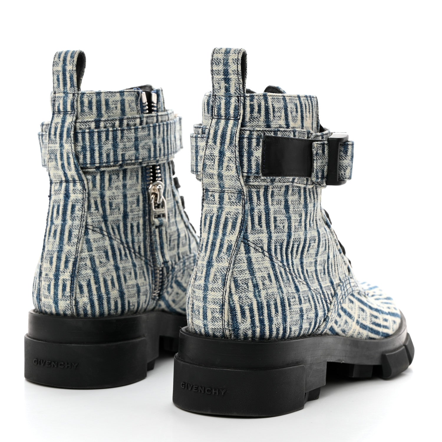 Givenchy Denim 4G Terra Boots 39 Blue 4 of 8