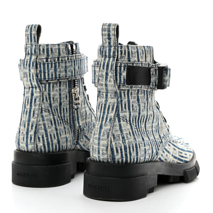 Givenchy Denim 4G Terra Boots 39 Blue 4 of 8