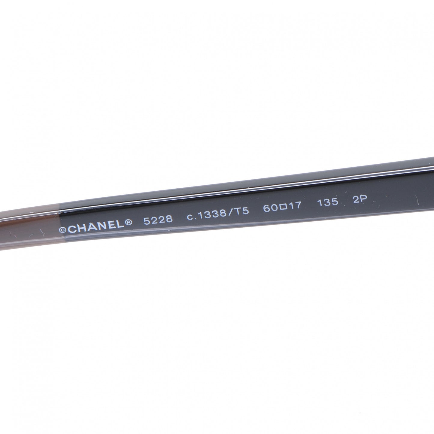 CC Logo Sunglasses 5228 Black Brown