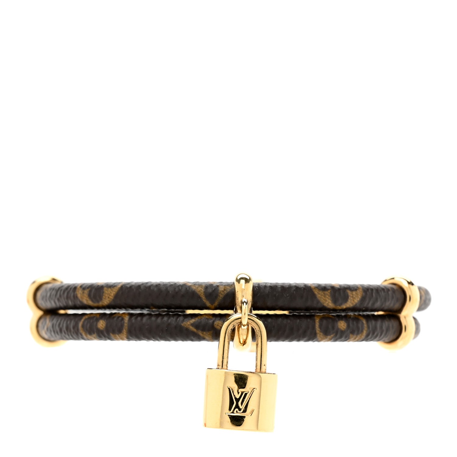 Louis Vuitton Monogram Keep It Twice Bracelet 17 1 of 5