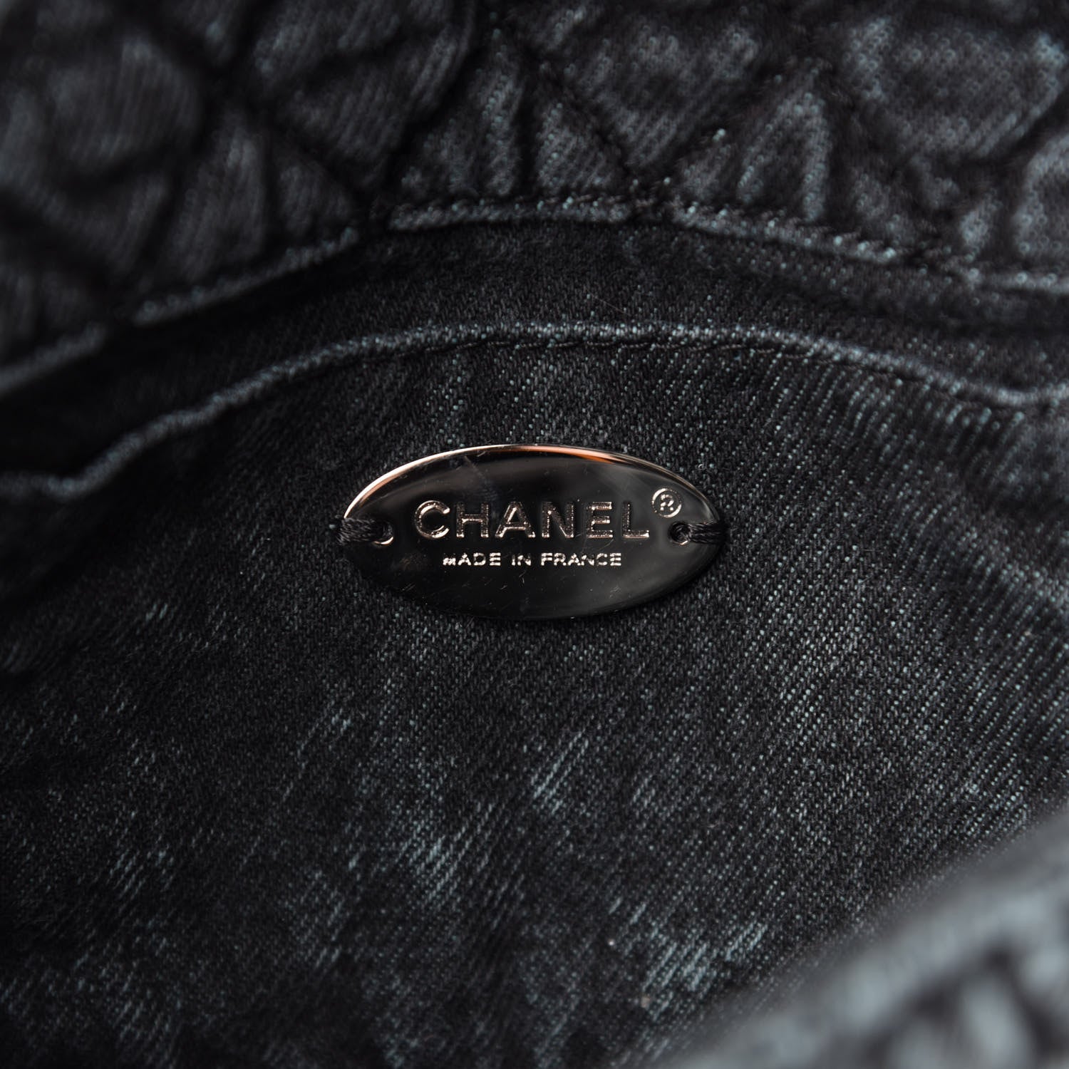 Chanel Denim Quilted Denimpression Small Flap Blue Black 8 of 11