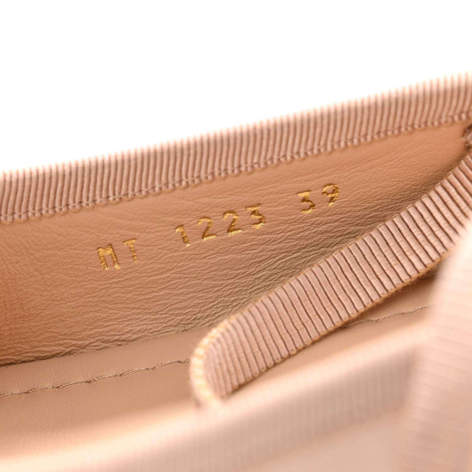 Christian Dior Satin Grosgrain D-Joy Ballet Flats 39 Beige Rose 8 of 9
