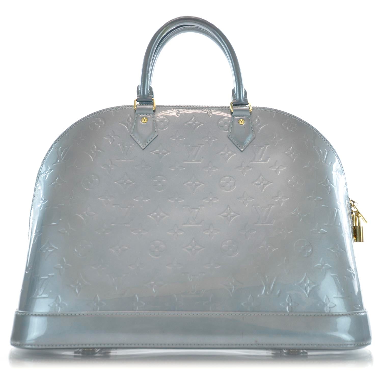 Louis Vuitton Vernis Alma MM GM Givre 1 of 9