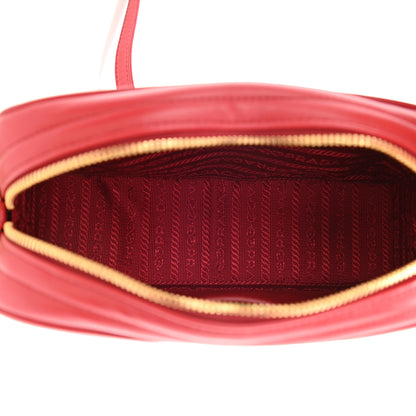 Prada Soft Calfskin Diagramme Camera Bag Rosso 5 of 9