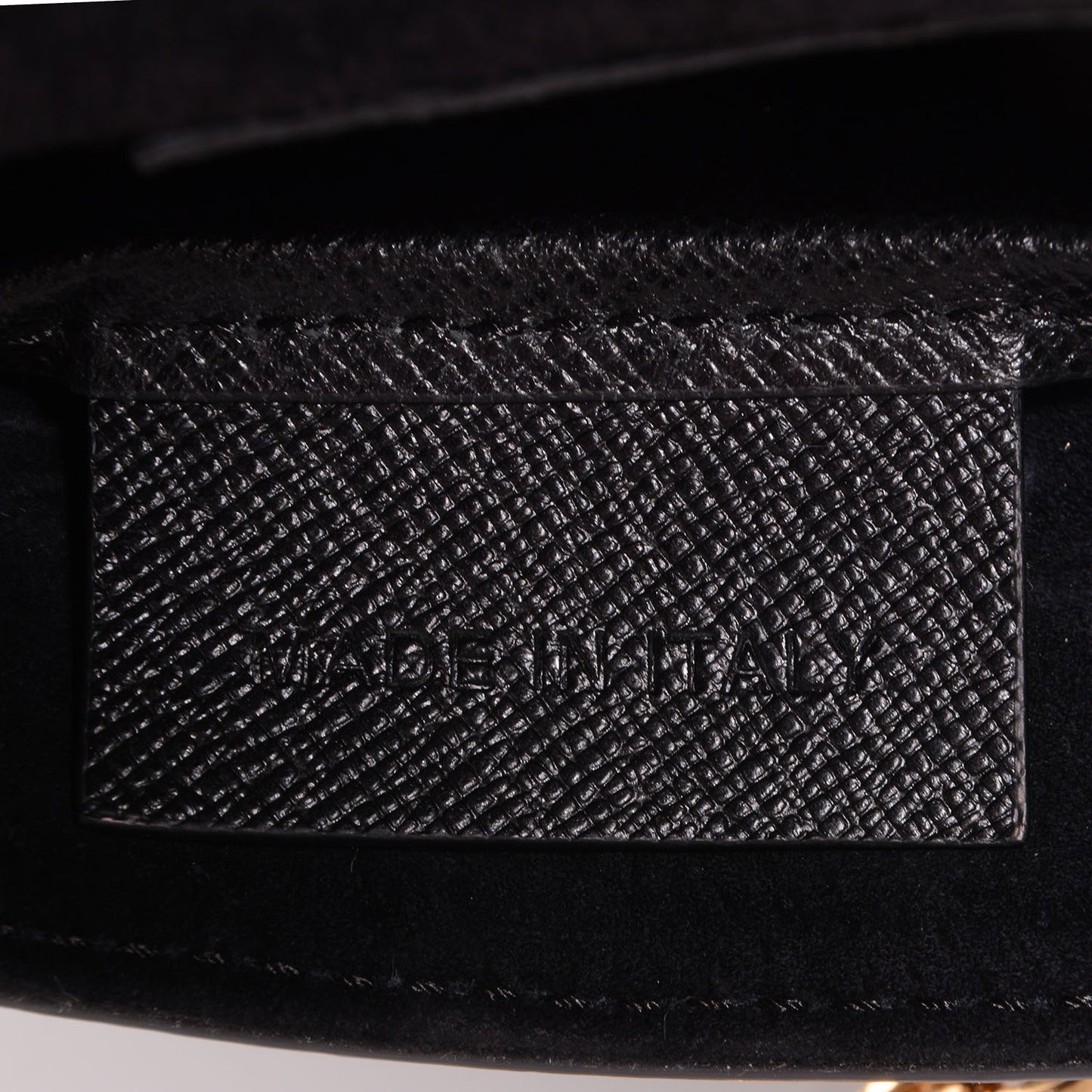 Grain Calfskin Mini Heroine Satchel Black