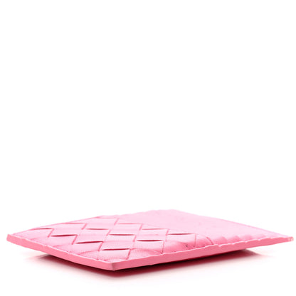 Bottega Veneta Nappa Intrecciato Zip Card Holder Pink 4 of 7