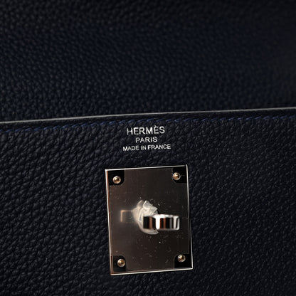 Hermes Togo Kelly Retourne 28 Bleu Nuit 6 of 11
