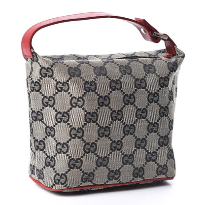 Gucci Monogram GG Pochette Shoulder Bag Navy 2 of 9
