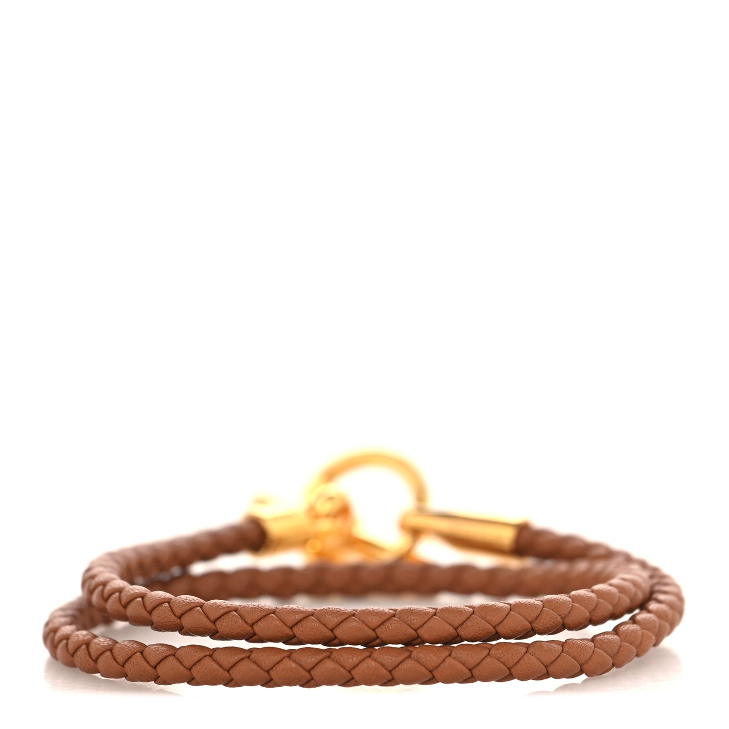 Hermes Swift Glenan Double Tour Bracelet T2 Gold 3 of 5