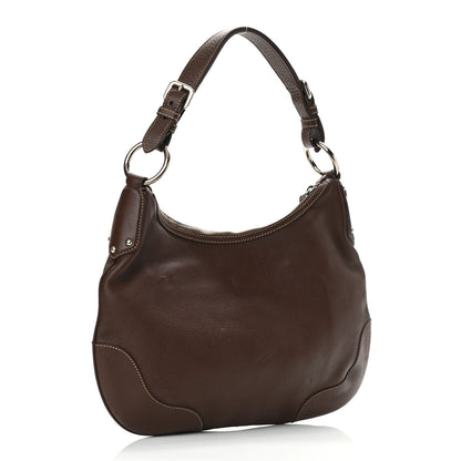 Prada Vitello Daino Hobo Bruciato 3 of 10