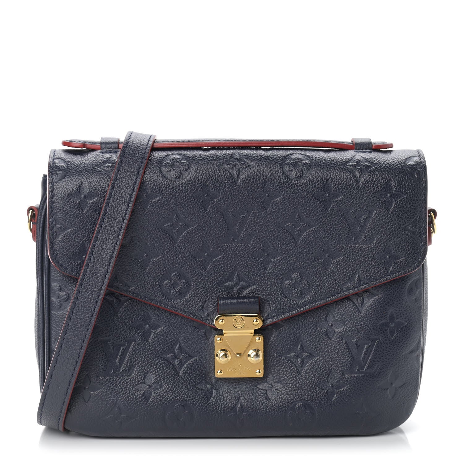 Louis Vuitton Empreinte Pochette Metis Marine Rouge 1 of 9