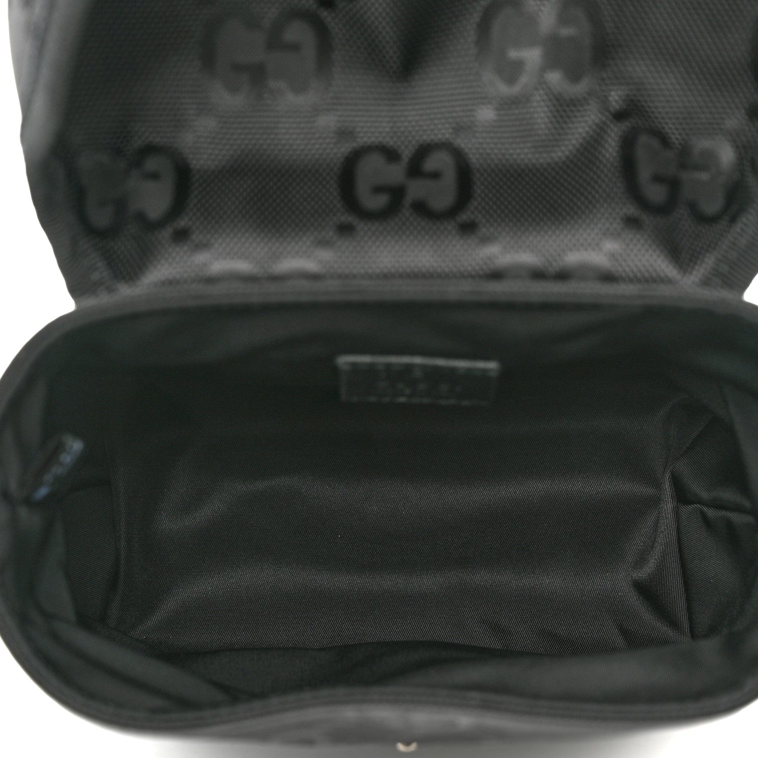 Gucci Econyl Nylon Monogram Off The Grid Messenger Bag Black 5 of 11
