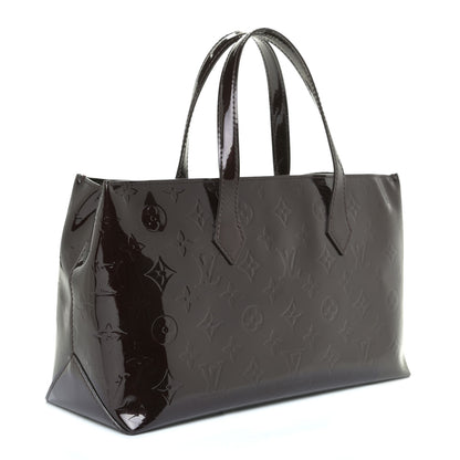 Louis Vuitton Vernis Wilshire PM Amarante 3 of 14