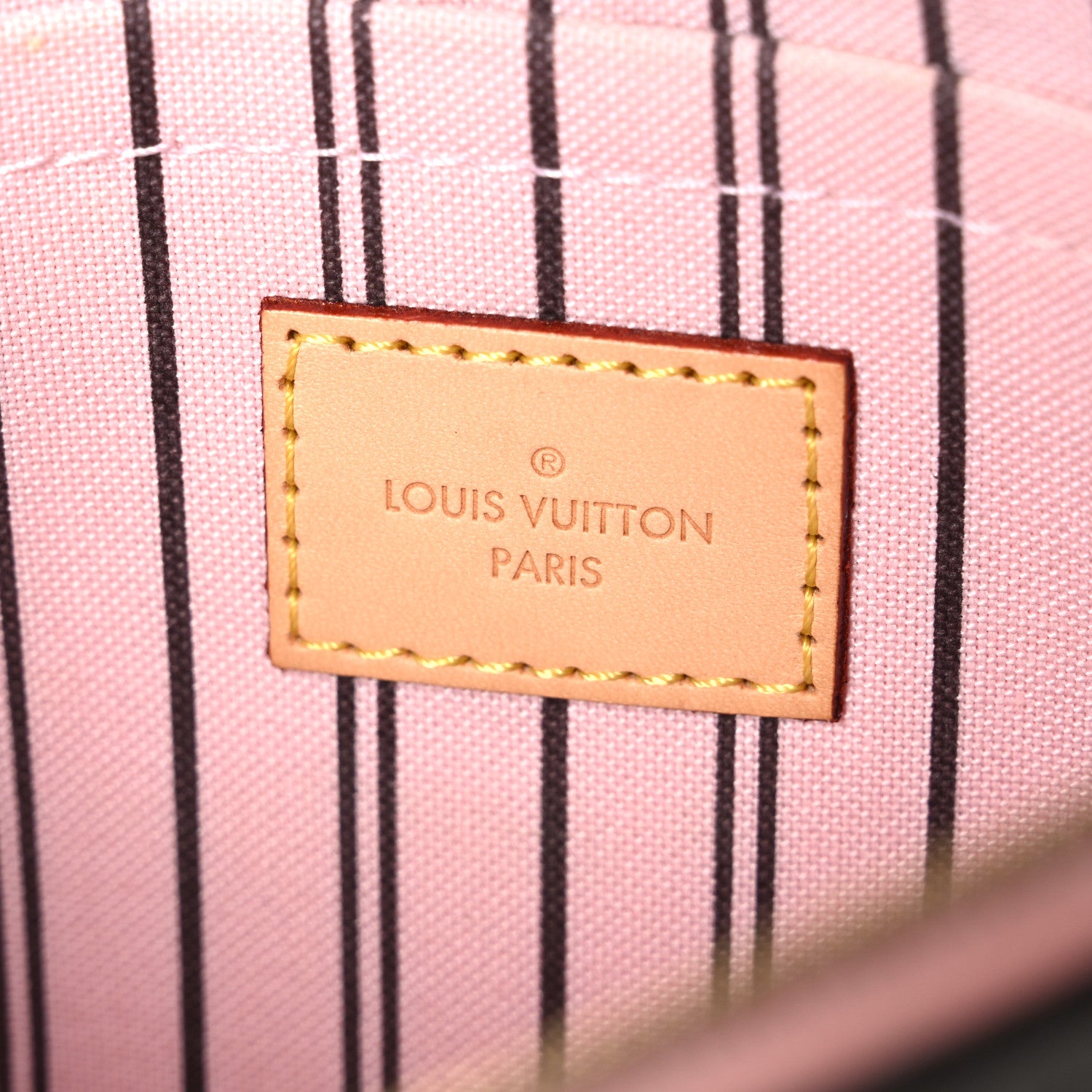 Louis Vuitton Monogram Neverfull MM GM Pochette Rose Ballerine 6 of 8