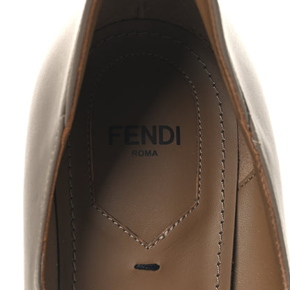 Fendi Vitello Delfina High Heel Pumps 40 Tortora 9 of 10