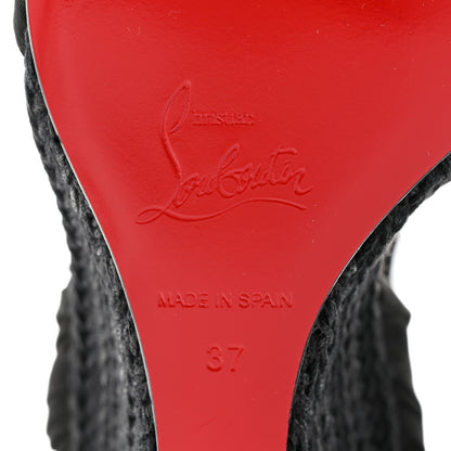 Christian Louboutin Suede Melides Du Desert 85 Heels 37 Black 7 of 8