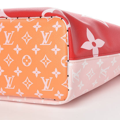 Louis Vuitton Monogram Giant Neverfull MM Rouge 10 of 10