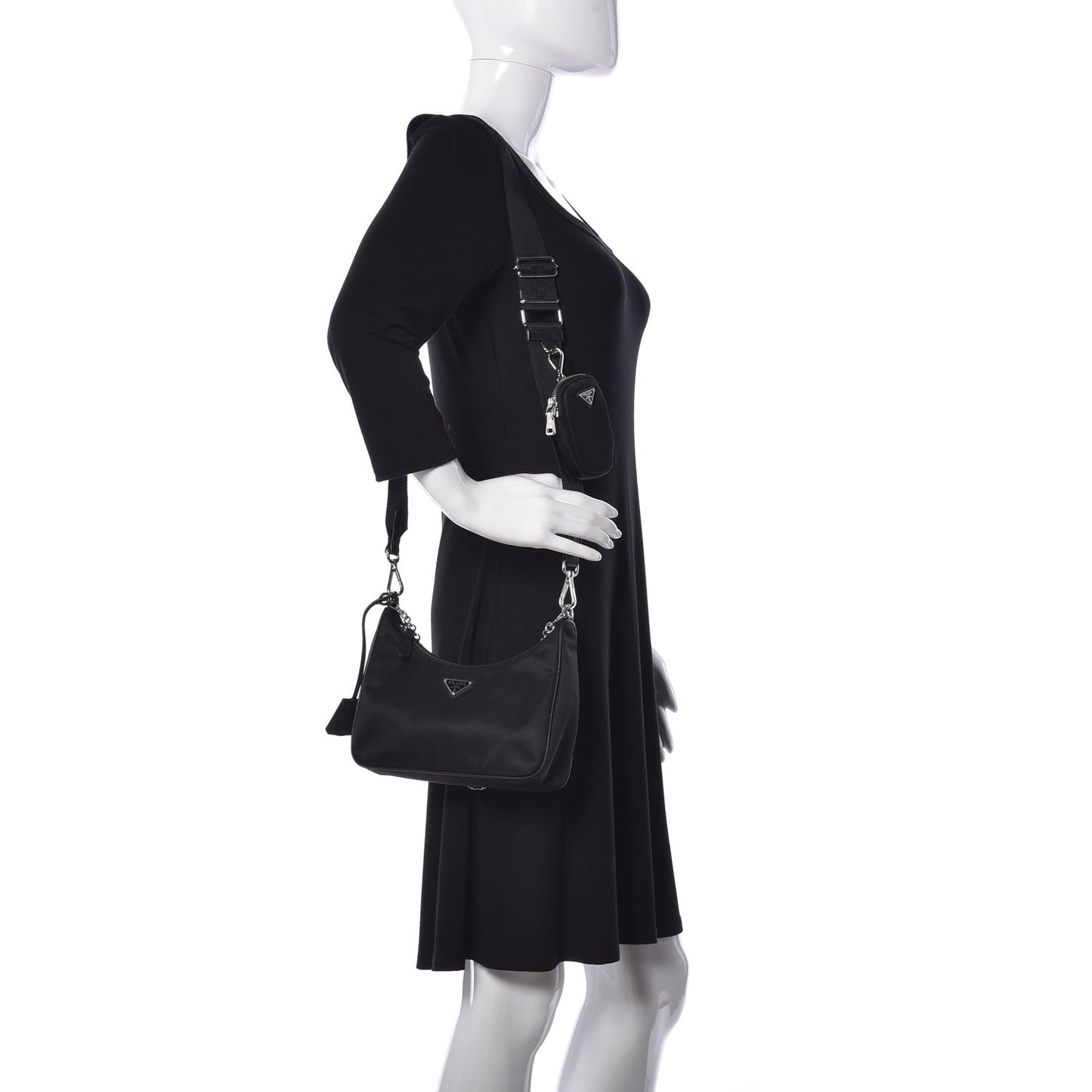 Nylon Re-Edition 2005 Shoulder Bag Black