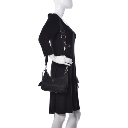 Prada Nylon Re-Edition 2005 Shoulder Bag Black 2 of 9