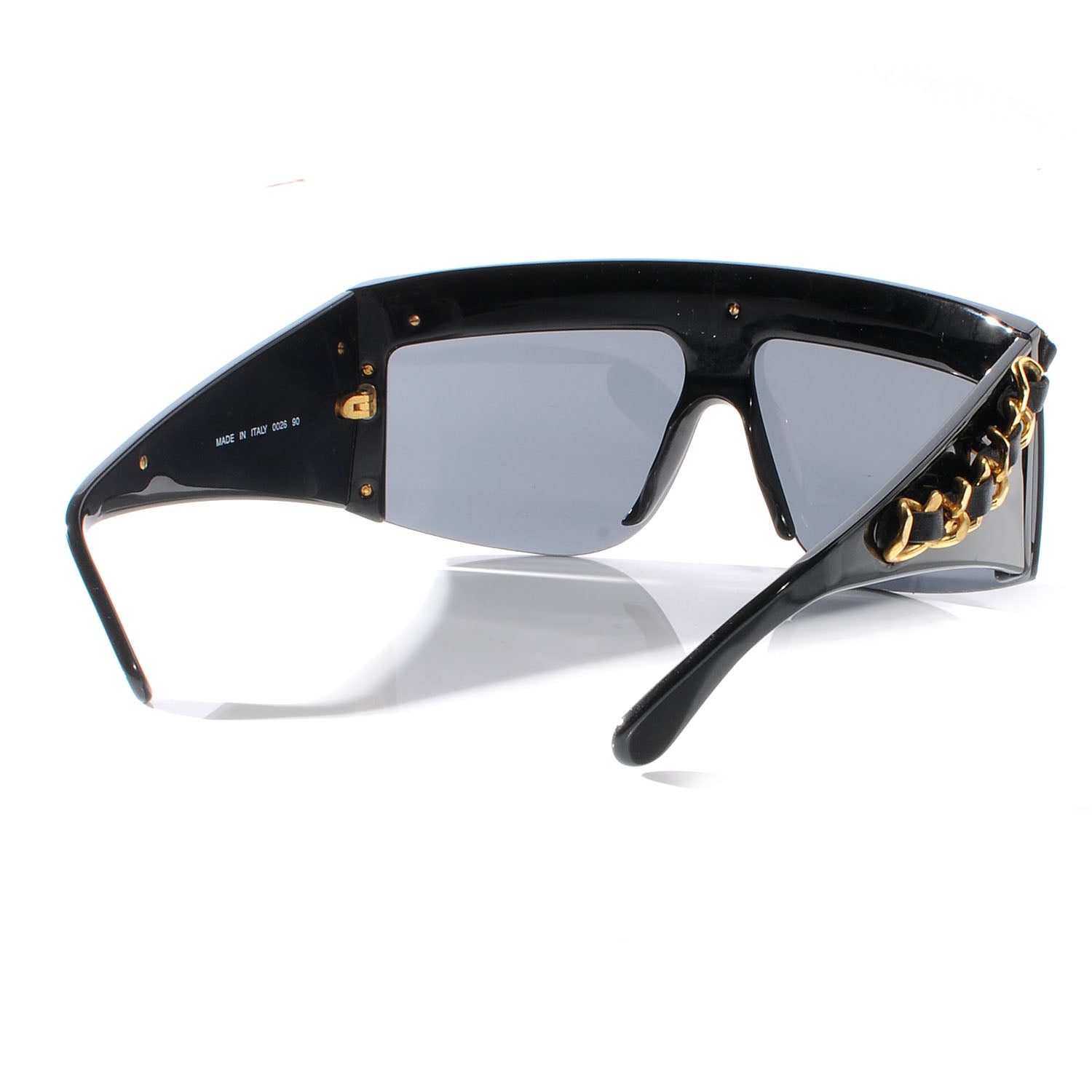 Chanel Chain Sunglasses 0026 Black 2 of 5
