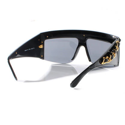 Chanel Chain Sunglasses 0026 Black 2 of 5