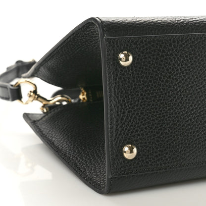 Gucci Pebbled Calfskin Medium Soho Top Handle Satchel Black 9 of 10