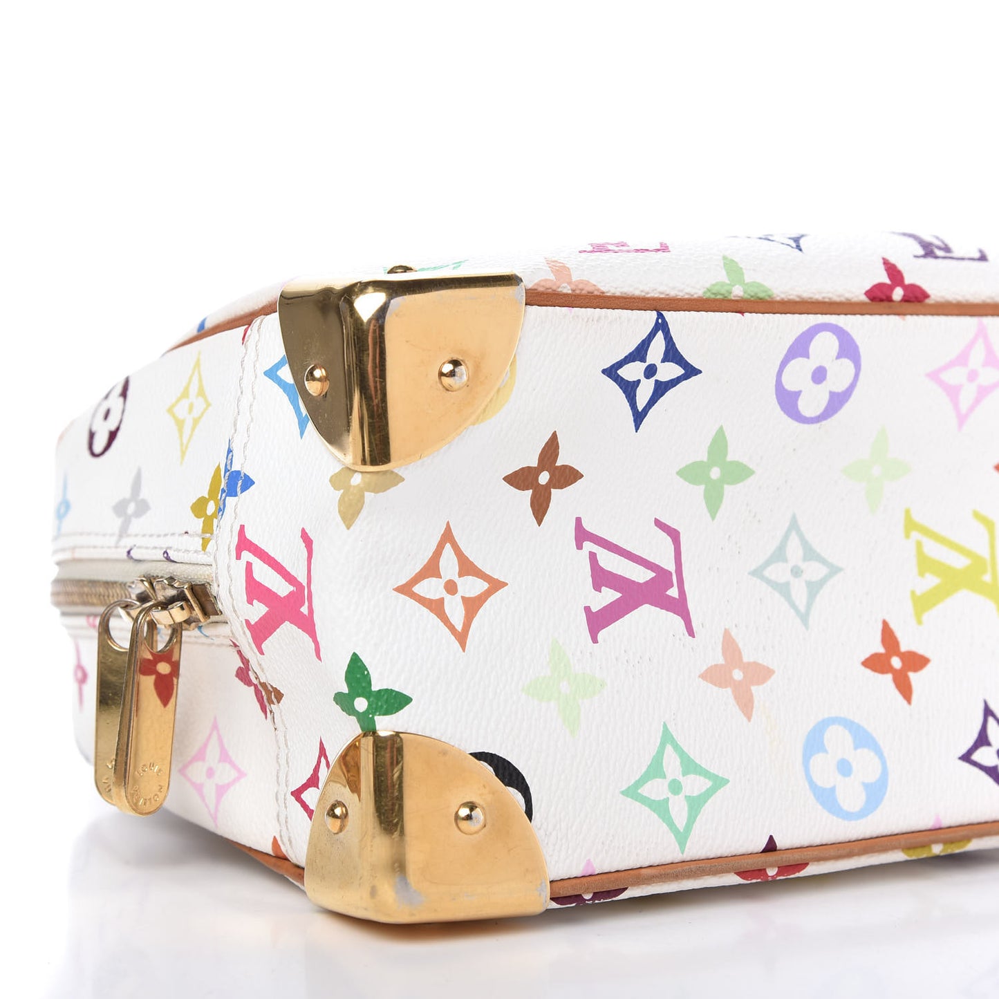 Monogram Multicolor Trouville White