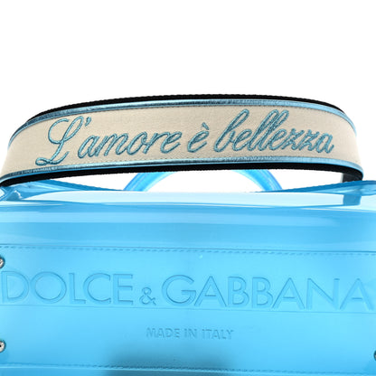 Dolce & Gabbana Rubber Semi Transparent Miss Sicily Satchel Blue 11 of 11