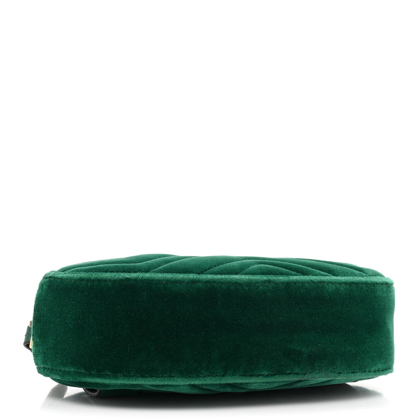 Velvet Matelasse GG Marmont Belt Bag 85 34 Green