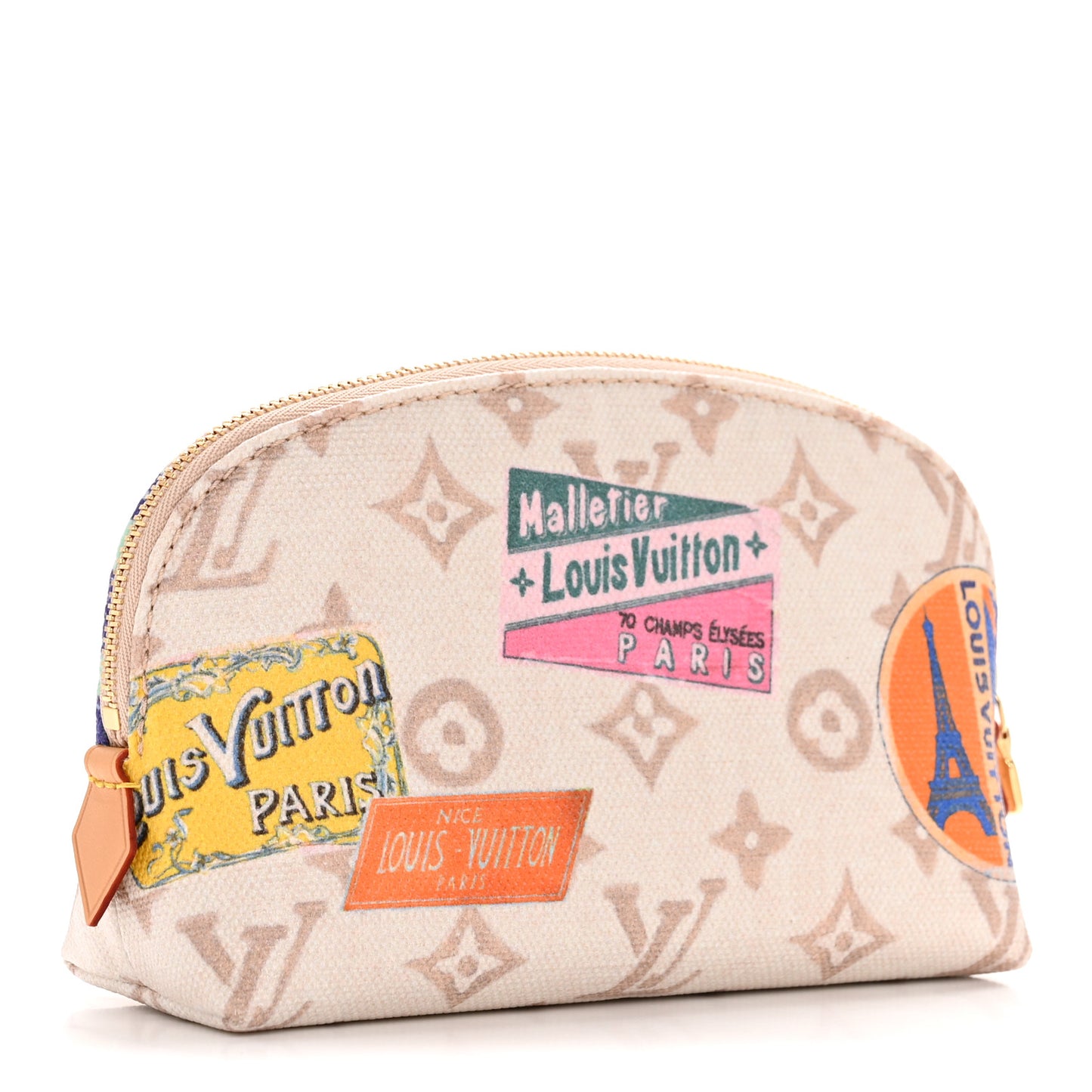 Monogram Flight Mode Cosmetic Pouch Dune