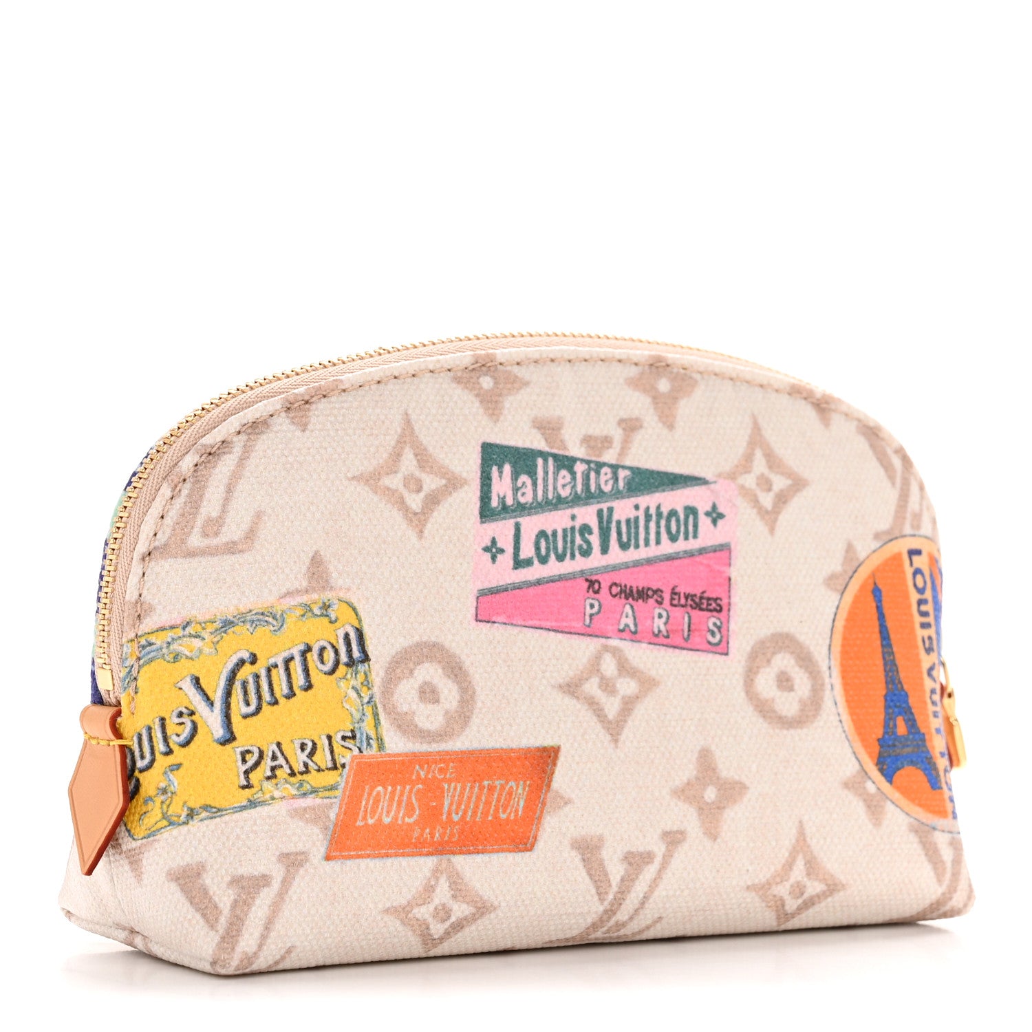 Louis Vuitton Monogram Flight Mode Cosmetic Pouch Dune 3 of 8