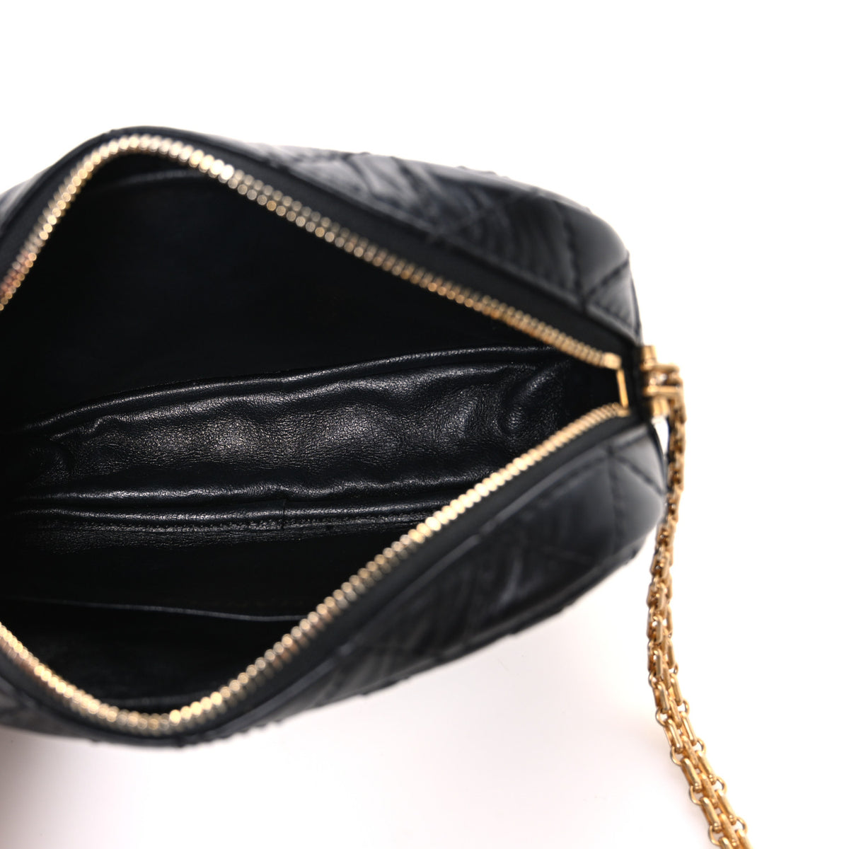 Chanel Aged Calfskin Quilted Mini Lucky Charm Reissue Camera Case Black 5 of 10