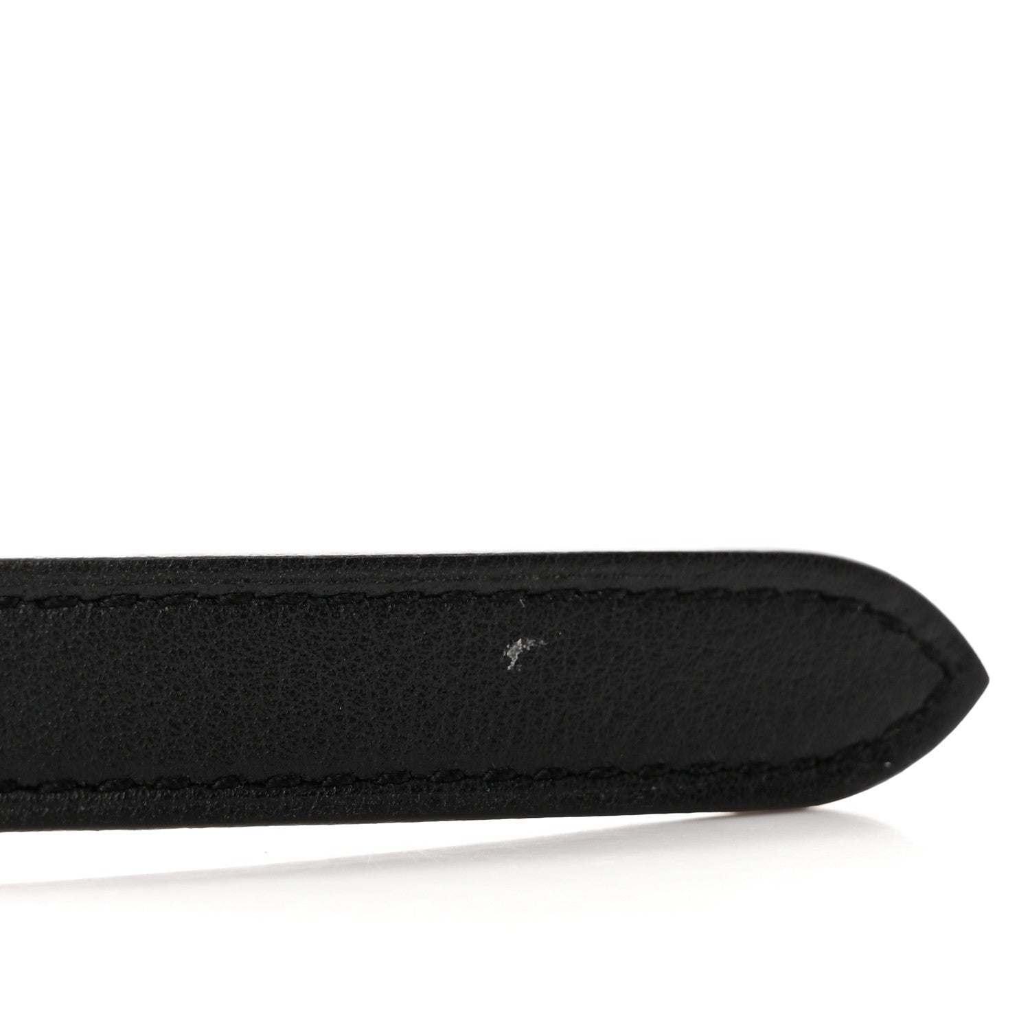 Hermes Epsom Swift 13mm Lucky 15 Belt 80 32 Black Gold 6 of 7