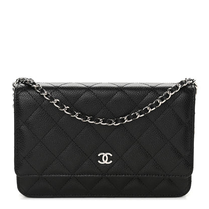 Chanel Caviar Quilted Wallet On Chain WOC Black 1 of 10