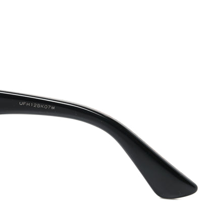 Gucci Acetate Oversize Stripe Sunglasses GG0328S Black Multi 7 of 8