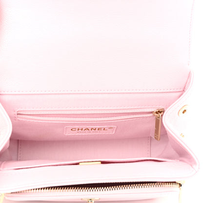 Chanel Caviar Quilted Small Business Affinity Flap Light Pink 5 of 11