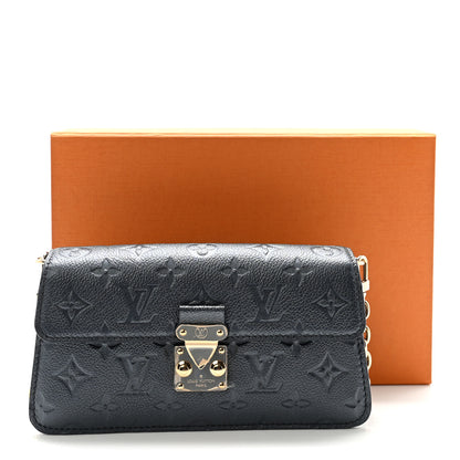 Louis Vuitton Metallic Empreinte Metis Wallet On Chain Navy Nacre 10 of 10